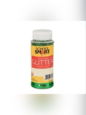 Green Craft Glitter, 4 Ounces